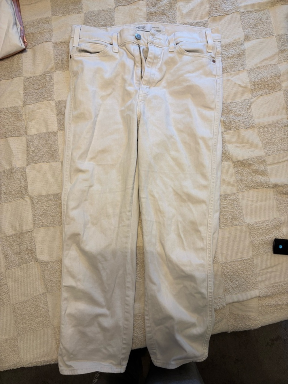 White jeans